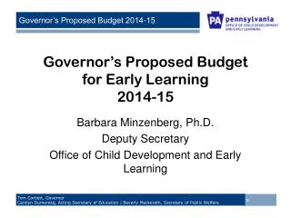 State of the State: Early Learning in Pennsylvania Today