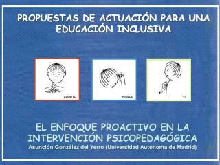 PROPUESTAS DE ACTUACIÓN PARA UNA EDUCACIÓN INCLUSIVA