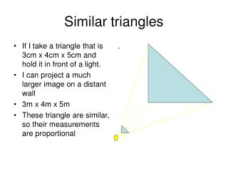 Similar triangles