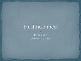 HealthConnect