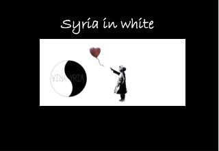 Syria in white