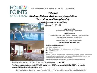 1150 Wellington Road South London, ON N6E 1M3 519-681-0600 Welcomes