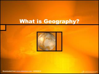 What is Geography?