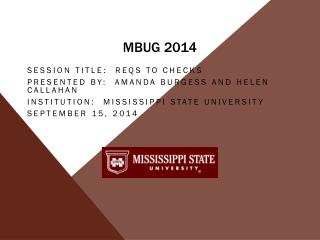 MBUG 2014