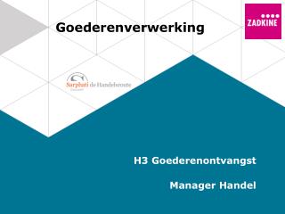 Goederenverwerking