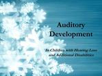 Auditory Development