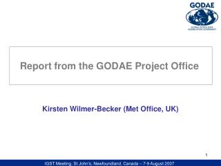 Kirsten Wilmer-Becker (Met Office, UK)