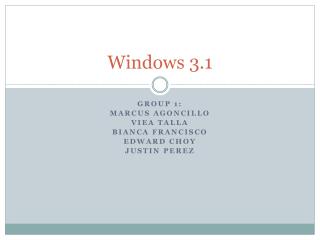 Windows 3.1