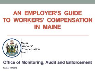 An Employer’s Guide to Workers' Compensation in Maine