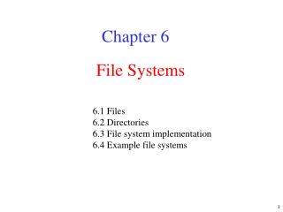 File Systems