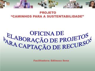 PROJETO “CAMINHOS PARA A SUSTENTABILIDADE”