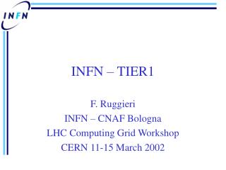 INFN – TIER1