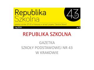 REPUBLIKA SZKOLNA