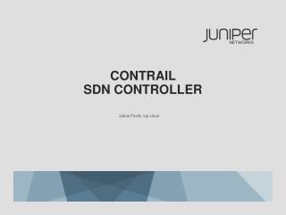 contrail SDN CONTROLLER