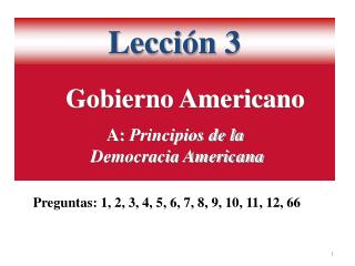 Lección 3