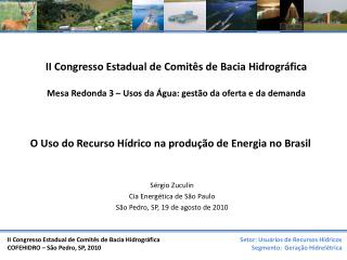 II Congresso Estadual de Comitês de Bacia Hidrográfica