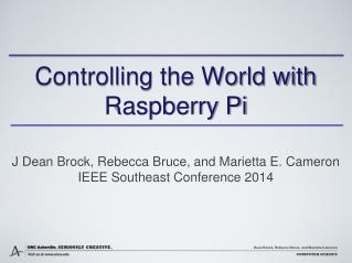 Controlling the World with Raspberry Pi