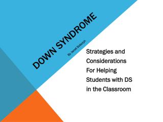 Down Syndrome