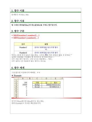 1. 함수 이름