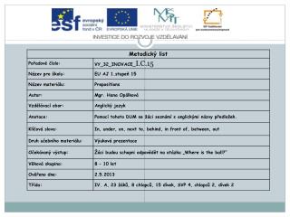 PREPOSITIONS