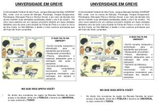UNIVERSIDADE EM GREVE