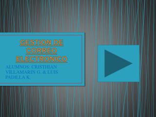 GESTION DE CORREO ELECTRONICO