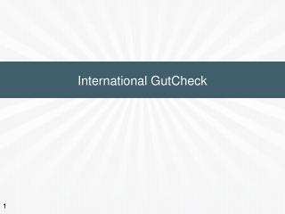 International GutCheck