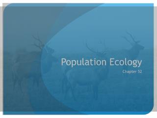 Population Ecology