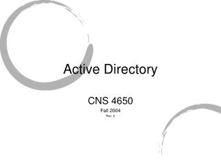 Active Directory