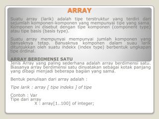 ARRAY