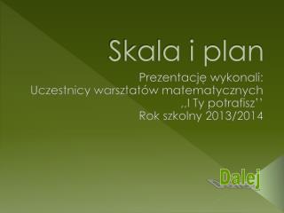 Skala i plan