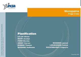 Monopalme Projet 4 Info
