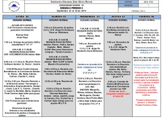 PRIMARIA JORNADA DE LA TARDE