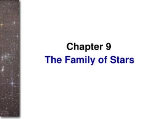 The Family of Stars