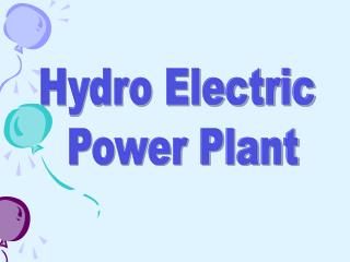 Hydro Electric Power Plant