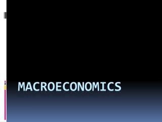 Macroeconomics