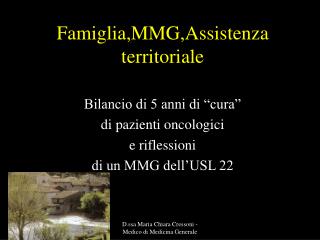 Famiglia,MMG,Assistenza territoriale