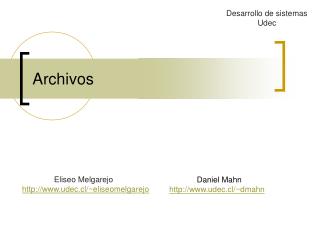 Archivos