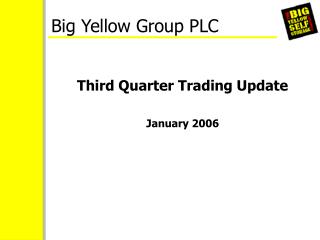 Big Yellow Group PLC