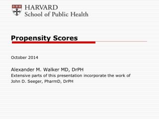 Propensity Scores