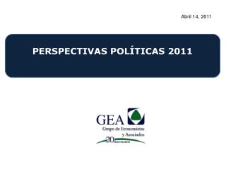 PERSPECTIVAS POLÍTICAS 2011