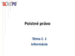 Poistné právo