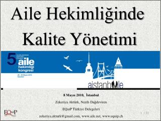 Aile Hekimliğinde Kalite Yönetimi