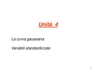 Unità 4