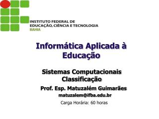 Informática Aplicada à Educação