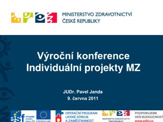 Výroční konference Individuální projekty MZ