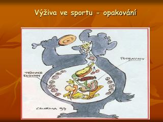 Výživa ve sportu - opakování