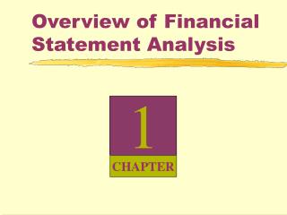 Overview of Financial Statement Analysis