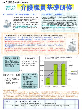 介護職員基礎研修