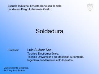 Soldadura